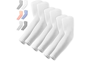 OutdoorEssentials UV Sun Protection Arm Sleeves - Cooling Compression Arm Sleeve - Sports & UV Arm Sleeves for Men & Women