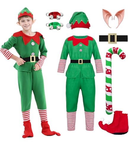 I LOVE FANCY DRESS LTD Costume De Père Noël 5 Pièces Pour Homme - Veste, Pantalon, Ceinture, Chapeau + Barbe - L