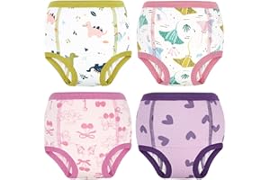 FLYISH DIRECT Töpfchen Trainingshose, 4er-Pack Kinder Trainingsunterwäsche für Jungen und Mädchen für Töpfchentraining