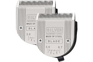 COSYONALL 2PCS 5 in 1 lame di ricambio compatibili con i tagliacapelli Wahl Bravura, Chromado, Creativa, Figura per cani.