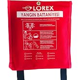 Lorex LR-FB1010C 100x100 cm &Ccedil;antalı Yangın S&ouml;nd&uuml;rme Battaniyesi