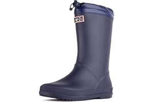 Savage Island Kids Lightweight Wellington Rain Boots - Boys & Girls Waterproof Wellies - Toddler & Children's Unisex