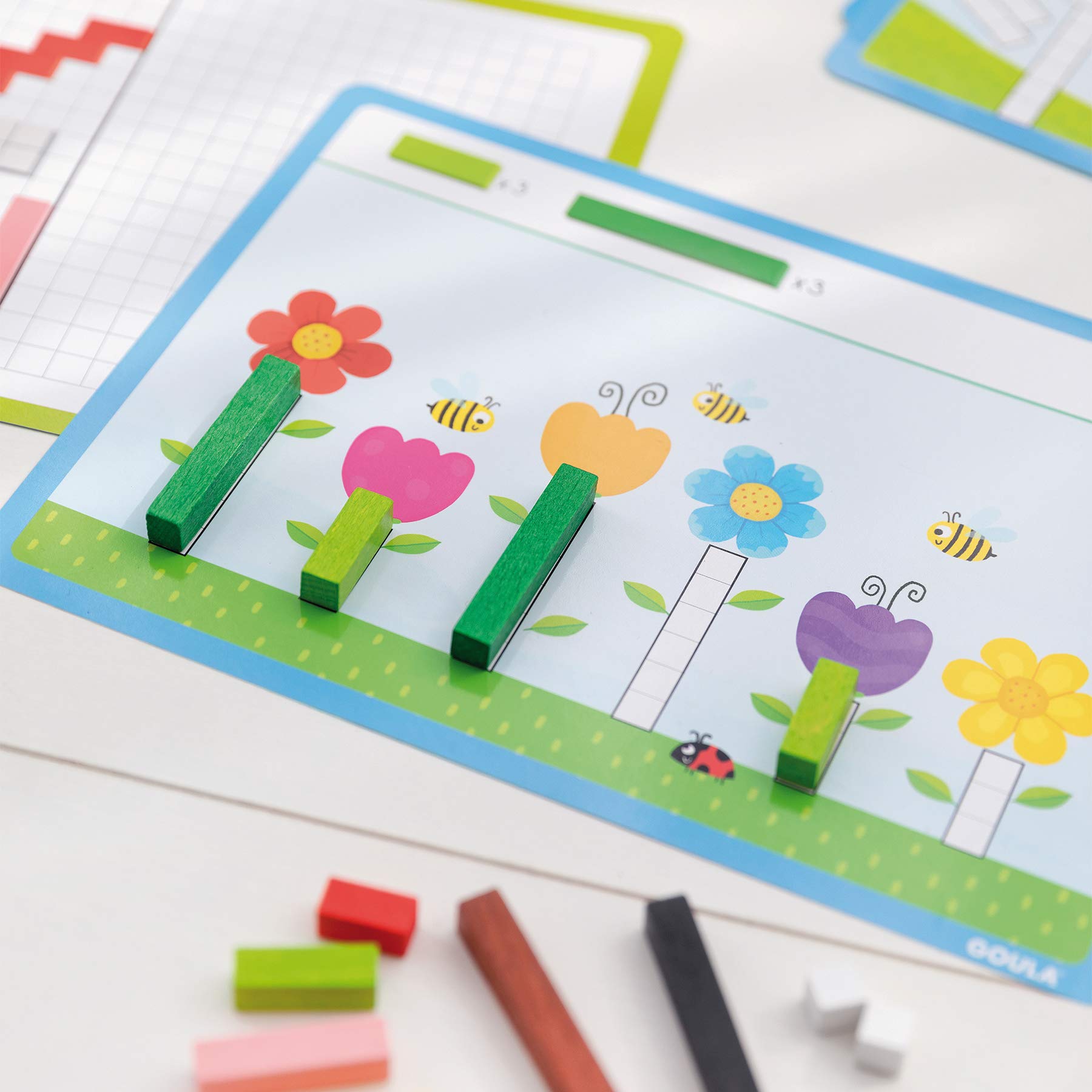 Goula - Actividades con regletas, Juego preescolar matemático a partir de 3 años - Imagen 5