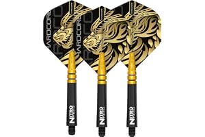 RÖD DRAGON Player Hardcore Dart Flight och Nitrotech Stem Combos