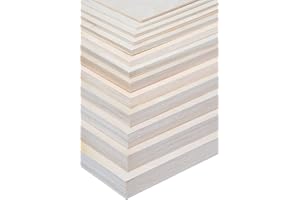 Alsino - Piastre Multiple, in Compensato Massiccio, Non trattate, Colore Naturale, Legno, Stärke 10 mm, Breite 30 cm, Länge 50 cm