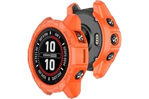 MYSNBKN Protector Case for Garmin Fenix 7 Pro/Fenix 7/Epix Pro 47mm, TPU Protective Cases Covers Watch Frame Protector Shell Accessories