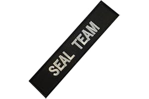 2AFTER1 US Navy Seals Seal Team Name Tape DEVGRU NSWDG JSOC Embroidered Hook Patch
