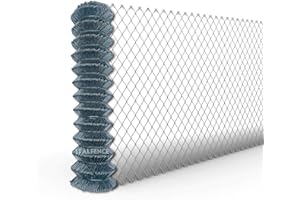 Italfence - Malla metálica simple torsión, galvanizada, 25m (Todas las alturas) [Ø1,80mm, 100cm]