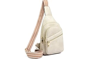 Lishang Borsa Tracolla Donna Pelle Borsa Marsupio Donna Sling Bag Zaino Borsa Monospalla Crossbody Bag Borsa a Spalla Piccola con Tracolla per Sport Viaggio Shopping
