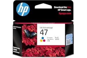 HP|HP 47 Original Tri-Color Ultra Ink Advantage Cartridge|Cyan-Magenta-Yellow|700 pages|HP DeskJet UIA 4828, UIA 4927|6ZD61AE.
