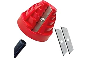 SmartProduct Kunststoffrohr-Fasenwerkzeug - Rohr-Entgratungswerkzeug für 20, 25, 32, 40, 50 und 63mm Kunststoffrohre - Hochleistungs-Rohrfräser - PVC-Rohrschneider und 2 Ersatzklinge