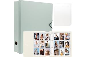 A4 fotoalbum för Fujifilm Instax Mini 11 12 9 8+ 8 7+ LiPlay-film, fotokortpärm för Polaroid SnapTouch PIC-300 Z2300 fotoskri