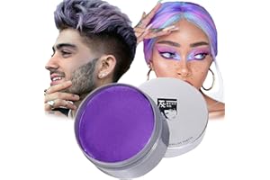 RUIBAVYA Hombres y Mujeres Cera Color Cabello Cera Color Pelo Temporal Lavable Pomada Cabello Natural