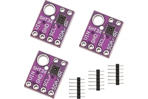 HENGBIRD 3 stycken SHT31-D temperaturfuktighetssensor 2,4~5,5 VDC temperatursensor fuktighetssensor modul med IIC I2C gränssnitt, fuktighetssensor för arduino