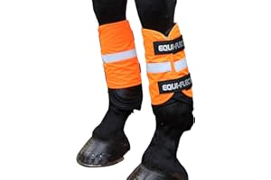 Shires Equi-Flector Wraps - Orange