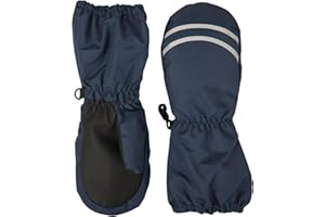 Mountain Warehouse Kids Snow Mittens - Snow Proof Ski Gloves, Adjustable Cuffs, Fleece Lined - For Autumn Winter & Outdoors