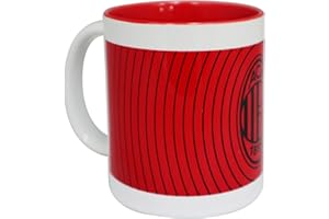 GIEMME Tazza Milan in ceramica con interno rosso PRODOTTO UFFICIALE