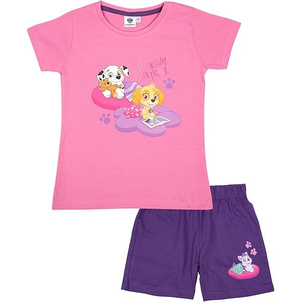 PAW PATROL Pyjamas | Pyjama Court Pour Filles | Pyjama D'été Skye