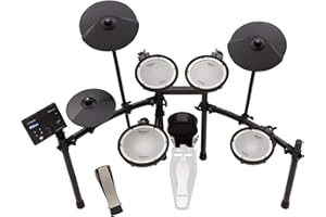 ROLAND TD-07KV Electronic Drum Kit, Complete with Bluetooth Technology for Audio And Midi Streaming, ROLAND’S World-Famous Dual-Ply Mesh Heads, Over 140 Different Drum Sounds