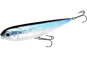 LUCKY CRAFT Sammy 115, 052 Aurora Black Topwater Angelköder, Süßwasserbarschköder, Länge schwimmender Köder, Champion Walk-The-Dog Bait, Lake Bass Angelausrüstung und Zubehör