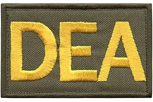 2AFTER1 Ranger Green US DEA Federal Agency Drug Enforcement Embroidered Hook Patch