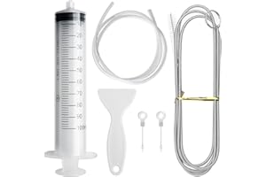 SEMINISMAR Kühlschrank Ablaufloch-reinigungsset,Kühlschrank Reinigungsset,Kühlschrank-Ablaufloch-Entferner,Reinigungswerkzeug-Set,Kühlschrank-Ablauf-Enteisungsschaufel,Kühlschrank Abflussloch Entferner