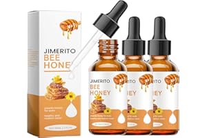 MEITIANFSE Jimerito Bee Honey Serum for Eye, Jimerito Honey Eye Drops, Stingless Bee Honey Eye Serum Drops, Jimerito Honey for Eyes Organic Eye Drops Serum, Soothing Skin - Relieving Eye Fatigue (3PC)