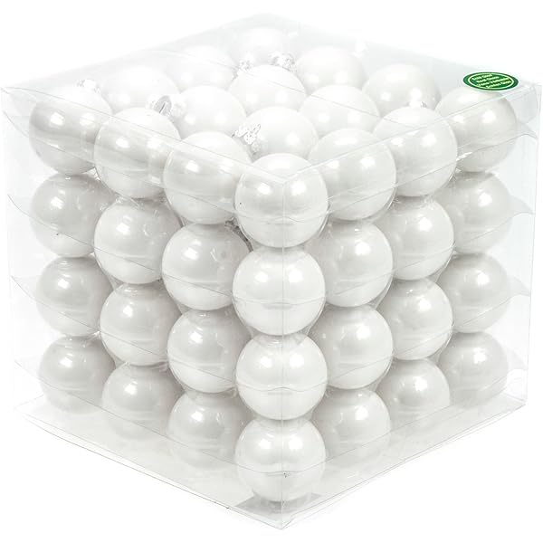 LS-LebenStil 30 Weihnachtskugeln Woll-Look - 4cm 5cm 6cm Bruchsicher