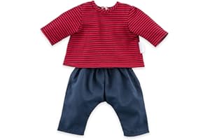 Corolle - Marinière et Pantalon, vêtements, pour Poupon 30cm, dès 18 Mois, 9000110390, Bleu