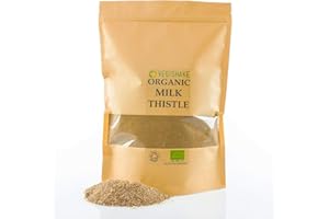 VEGISHAKE Organic Milk Thistle Liver Detox Silymarin Powder Antioxidant Protein Liver Health (1kg)