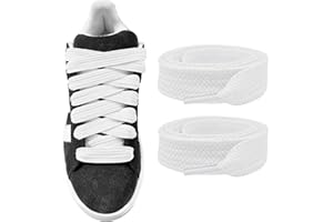 UamGlsob Lacci per scarpe spessi 15 mm per le scarpe da ginnastica Adidas Campus 00s, Larghi Piatti grasse Lacci di ricambio per scarpe Shoelaces Laces