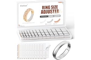 ELETIUO Ring Size Adjuster Loose Rings Invisible Reducer Jewelry Guard Sizer Tightener, Fitter, Reducer for Wide Rings, Multiple Resizer-6 Sheets /234 Pcs (Transparent, Gray,Skin)