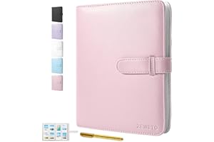 ZEWETO Fotoalbum mit 256 Taschen für Fujifilm Instax 3-Zoll Film Polaroid Fotos/Mini 9 Mini 8 / Mini 90 / Mini 25 / Mini 11/70/ 50s /7s /Kodak Zink/HP/Sofort Bilder Kamera Zubehör- Mini Album