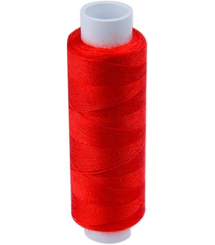 Bobine De Fil à Coudre LCDBA – 500 Mètres Rouge, 100% Polyester
