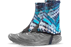 TRIWONDER Getry szlakowe, odporne na piasek, ochraniacze na nogi, do biegania, ochraniacze na buty, ochraniacze na kostki do wędrówek z plecakiem