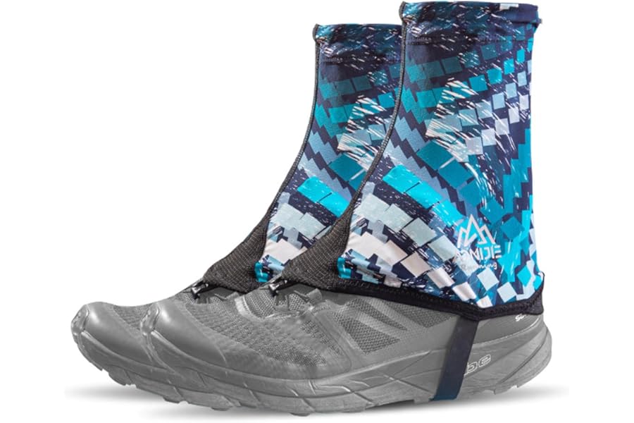 TRIWONDER Trail Running Gaiters Lightweight Breathable Sandproof Ankle Leg Gaiters Shoe Gators for Men Women Hiking Backpacking Walking