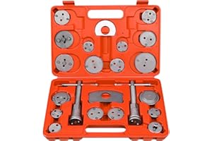 ‎FROADP Froadp Bremskolbenrücksteller, 23-tlg Kolbenrücksteller Kit für Bremskolbens Zurückstellen, Universell Bremskolben Instandsetzung Kolben Wind Zurück Kit, für Verschiedene Fahrzeugtypen