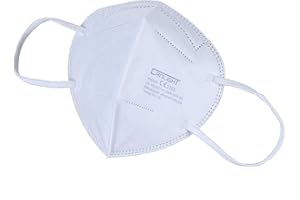 CRD Light [100 Stück FFP2 Maske Mundschutz Atemschutzmaske | 5-lagig | atmungsaktives Vlies | Weiß