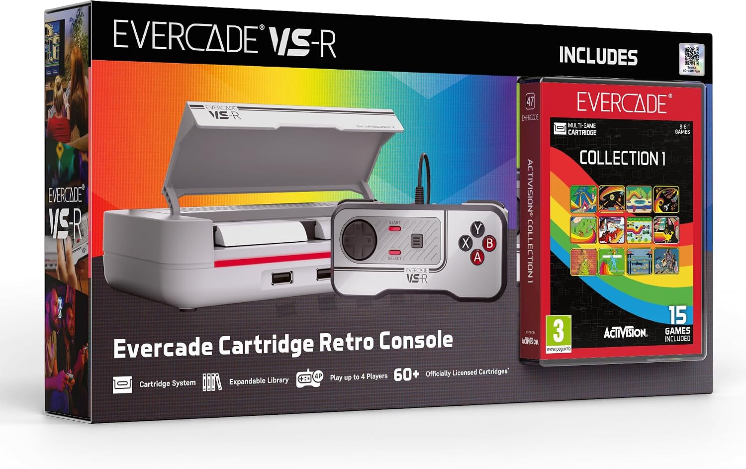 Evercade VS-R Activision Bundle (Solo+1 cart)
