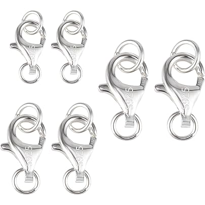 Moschettone Chiusura In Argento 11 Mm - Il Mercante Di Sogni - Foto 2