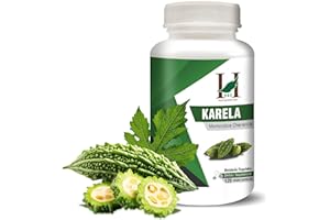 H&C HERBAL INGREDIENTS EXPERT H&C Karela/Bitter Melon Capsules (Momordica charantia) - 450mg, 120 Veg. Capsules | for Metabolic Wellness