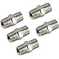 AB Tools Air Line Hose Compressor Fittings/Connector 1/4" BSP Male to Male 5 Pack