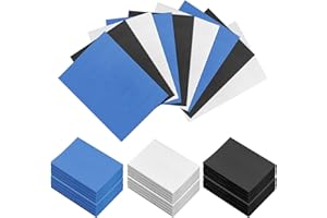 Homgaty 300 szt. standardowych rękawów na karty, przezroczyste ochraniacze na karty, do Pokemon, karty kolekcjonerskie, magiczne (czarne + białe + niebieskie)