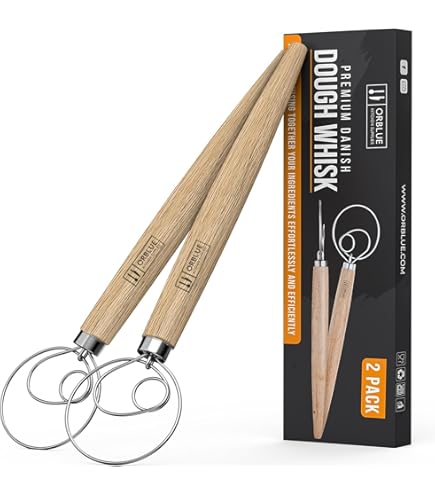 2pcs Petit Fouet Cuisine Portable Fouet à Bille En Acier