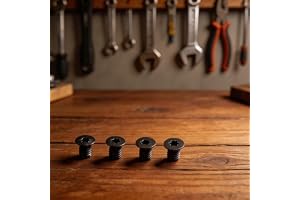 10 stycken 15 x 15 x 2,5 mm R150 fyrkantiga skärskär skär i hårdmetall med 4 indexerbara skäreggar och 30° fas, reservblad för spiralhyvlar och CNC-träsvarvar, inkl. skruvar