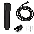 Carnival ABS Matt Black Bidet Spray for Toilet with 1 Meter Hose Pipe and Wall Hook