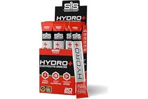 ‎SCIENCE IN SPORT Science in Sport HYDRO+ Electrolyte Drink Mix 20 x 4,5g Beere - Veganes Elektrolyt Pulver, Sportgetränke Pulver mit Vitamin C und 5 wichtigen Elektrolyten