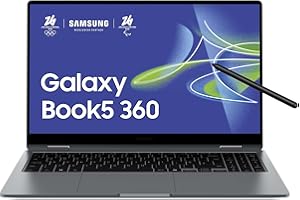 Samsung Galaxy Book5 360 15.6", Garanzia 3 anni, AI PC, Processore Intel Core Ultra 5 Serie 2, 16GB RAM, 512GB SSD, Display AMOLED TouchScreen, S Pen, Windows 11 Home, Copilot+ PC, Gray [ITA]