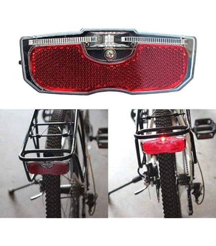 MSC Bikes LIGHTTAILRD: Luce Posteriore A LED Per Bici, 100 Lumen, Ricaricabile USB, Visibilità Notturna 4,4 Km
