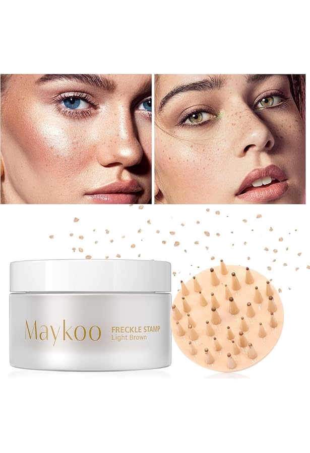 Sommersprossenstift - Wasserdicht & Natürlich Aussehend, 3 Farben (Dunkelbraun, Hellbraun, Grau) - Für Natürliches Freckles-Make-up